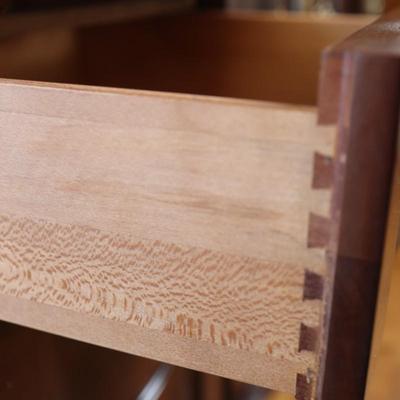 Henderon Solid Mahogany Block Front Triple Dresser (see details)