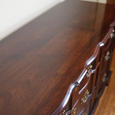 Henderon Solid Mahogany Block Front Triple Dresser (see details)