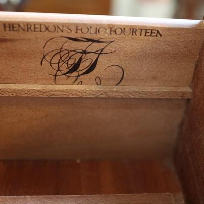 Henderon Solid Mahogany Block Front Triple Dresser (see details)