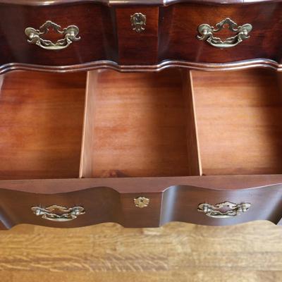 Henderon Solid Mahogany Block Front Triple Dresser (see details)