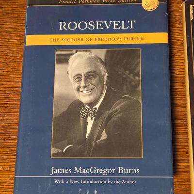 Books on Teddy Roosevelt and Franklin D. Roosevelt