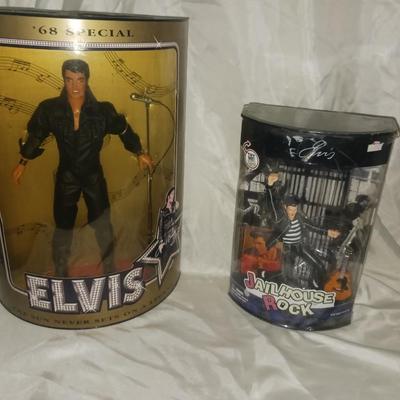 ELVIS '68 SPECIAL & MUSICAL "JAILHOUSE ROCK" FIGURES
