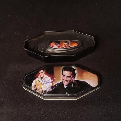 ELVIS FOLDING POCKET KNIFE IN A TIN BOX
