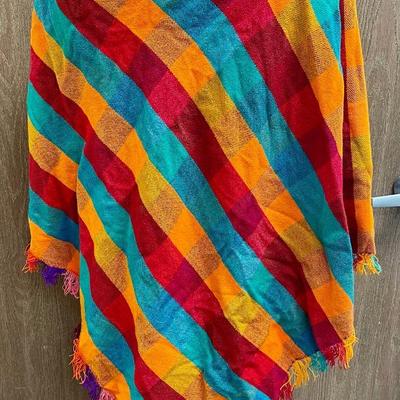 Vintage Poncho multicolored