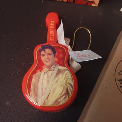 3 ELVIS ORNAMENTS