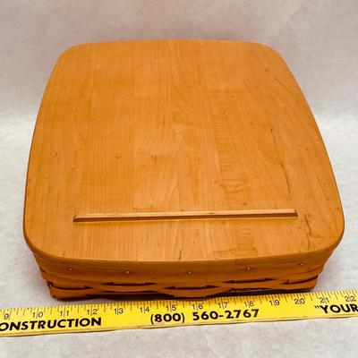 Vintage 2004 Longaberger Handmade Notepad Note Pal Basket New