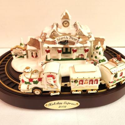 Lot #15 2002 Avon Holiday Express - Porcelain Train - works