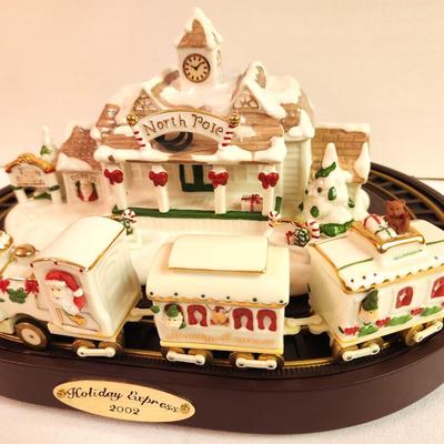 Lot #15 2002 Avon Holiday Express - Porcelain Train - works