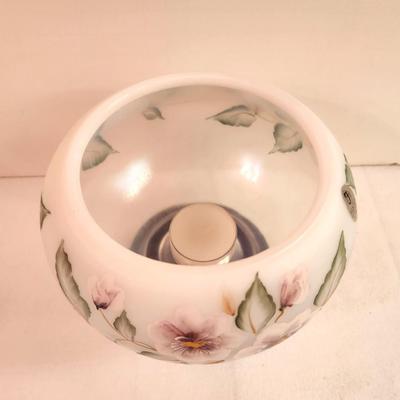 Lot #17 Fenton Art Glass Opalescent Tea Light Candle Bowl