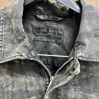 All Saints Camo Jacket men's size M medium