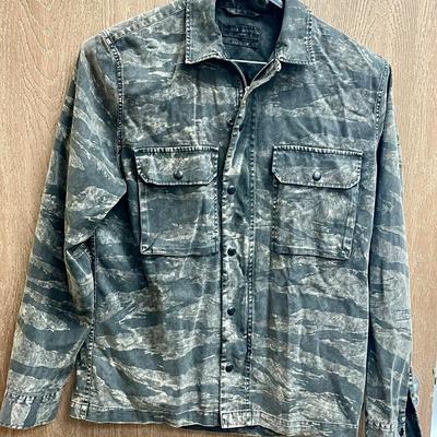 All Saints Camo Jacket men's size M medium