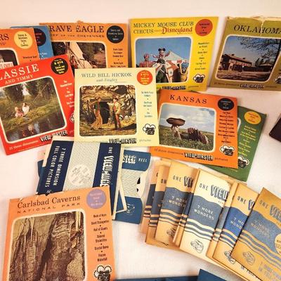 Lot #22 Vintage Bakelite View Master in Box LITTLE BLACK SAMBO - lots of other reels