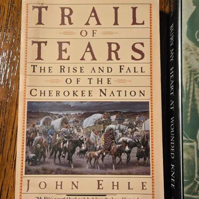 'Trail of Tears' and 'Bury My Heart at Wounded Knee' Books