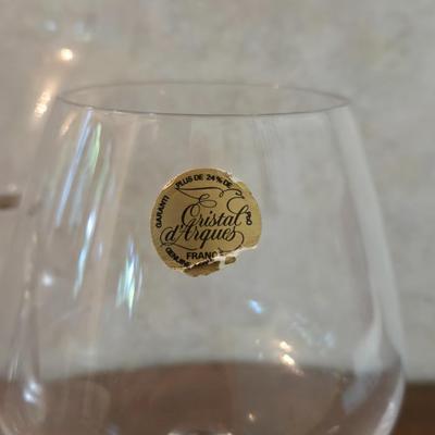(3) Wine and Brandy Glasses