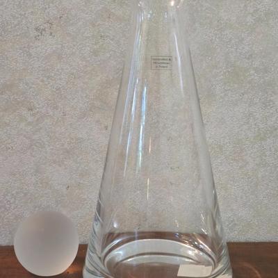 Mouth blown Glass Decanter made in Poland