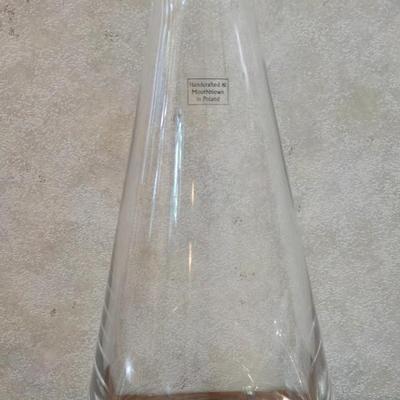 Mouth blown Glass Decanter made in Poland