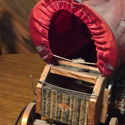 Handpainted Cover Wagon Lamp