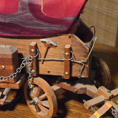 Handpainted Cover Wagon Lamp
