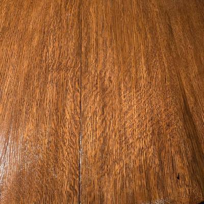 Square Brand Chittenden & Eastman Co. Oak Table and 4 Chairs