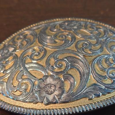Silver and Brass Montana Silversmith Buckle