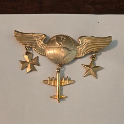 JJ Military Style Brooch