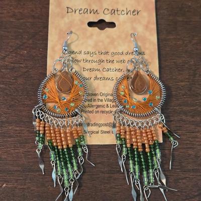 Dreamcatcher Beaded Earrings