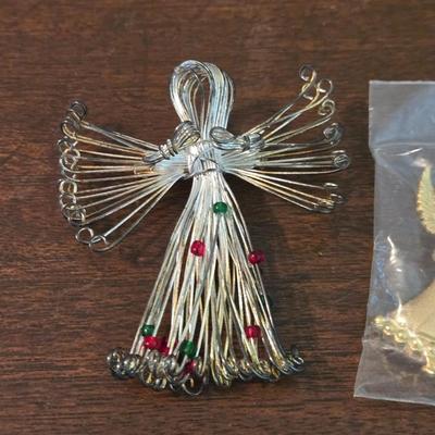(2) Angel Brooches