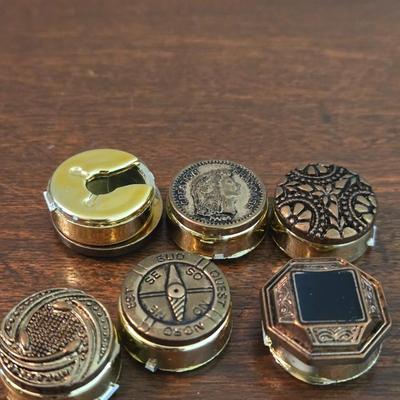 Gold Tone Button Covers