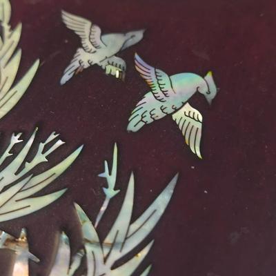 Mother of Pearl Inlay Trinket Box