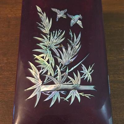 Mother of Pearl Inlay Trinket Box
