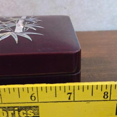 Mother of Pearl Inlay Trinket Box