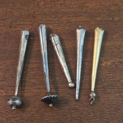Sterling Silver Mixed Lot of Bolo Tips