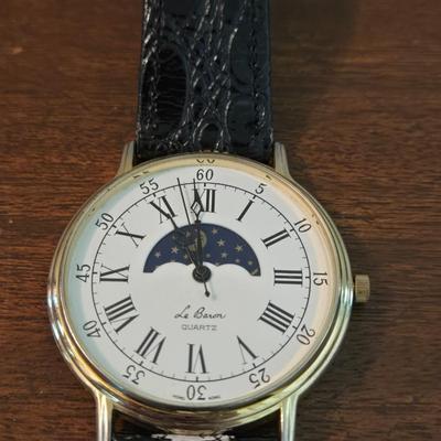 La Baron Moon Phase Wrist Watch