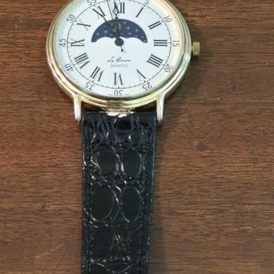 La Baron Moon Phase Wrist Watch