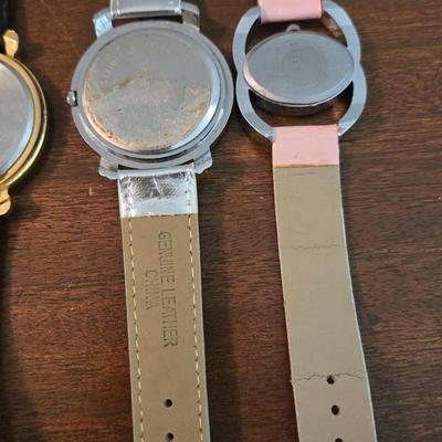 (3) Crystal Adorned Wrist Watch