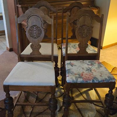 Set of 4 Antique Chairs