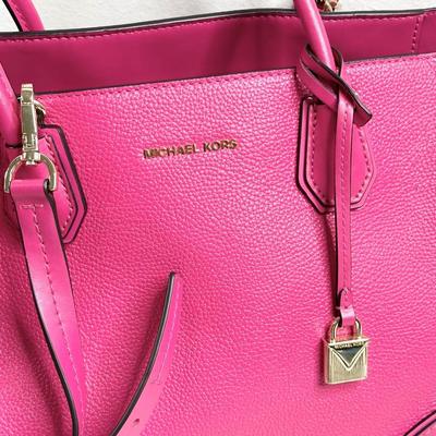 MICHAEL KORS ~ Studio Gallery Pink Top Zip Tote ~ Authentic