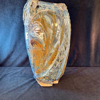 Lot 1. Handmade Pottery Art Piece Vase