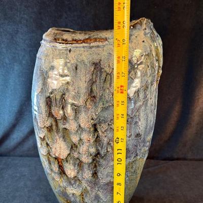 Lot 1. Handmade Pottery Art Piece Vase