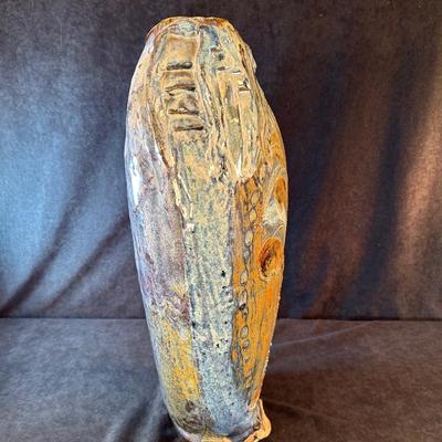 Lot 1. Handmade Pottery Art Piece Vase