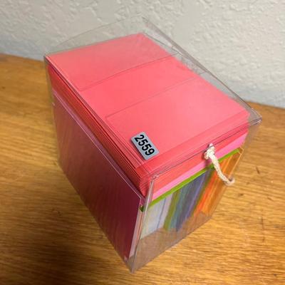 Box of paper/envelopes