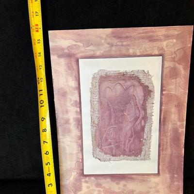 Lot 8. Egyptian-Style Mixed Media Art Piece