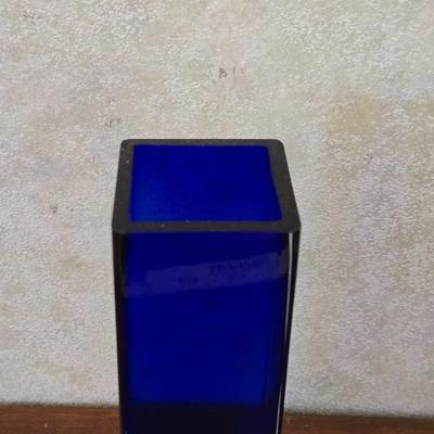 Blue Glass Vase