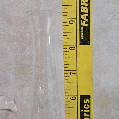 (3) Glass Vases- including a Cut Glass Vase