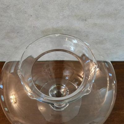 Beautiful Vintage Handblown Fluted Vase