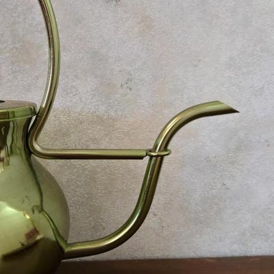 Brass Color Metal Telefloral Water Can Vase
