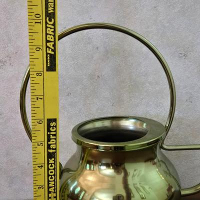 Brass Color Metal Telefloral Water Can Vase