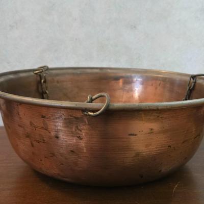 Vintage Hanging Copper Pan