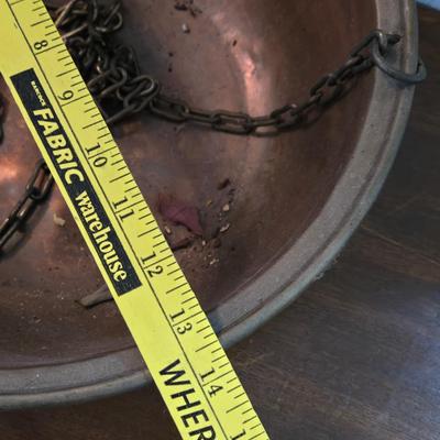 Vintage Hanging Copper Pan