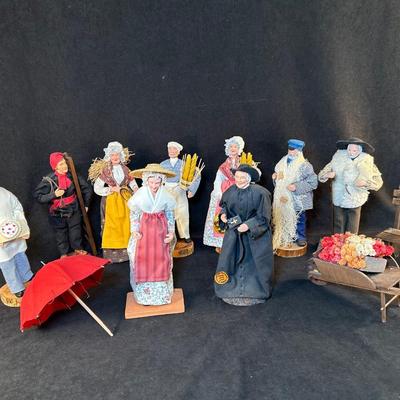 Santon Gasquet 9 French Figures